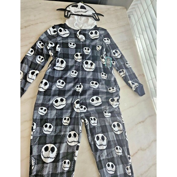 New DISNEY Women Nightmare Before Christmas Sleepwear with Hood, Jack NWT